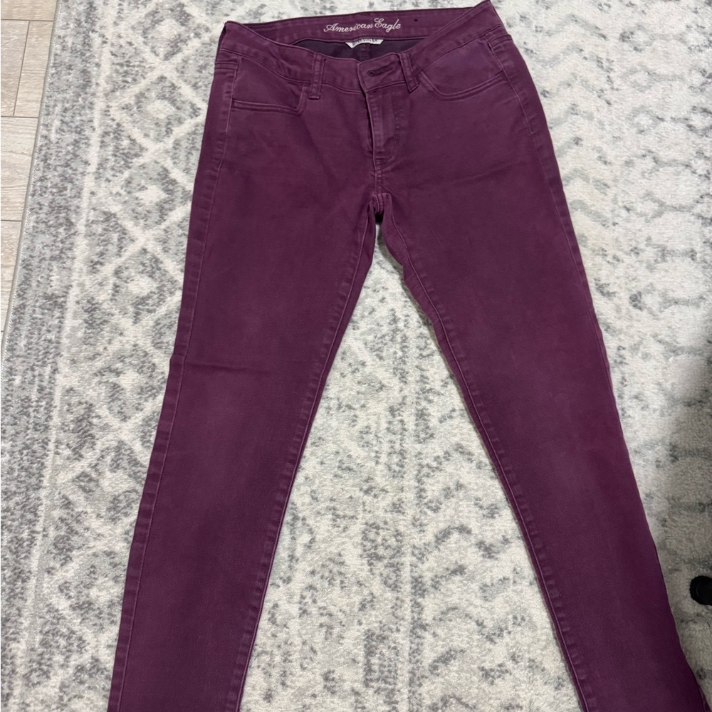 American Eagle Purple Jegging’s  size 6
